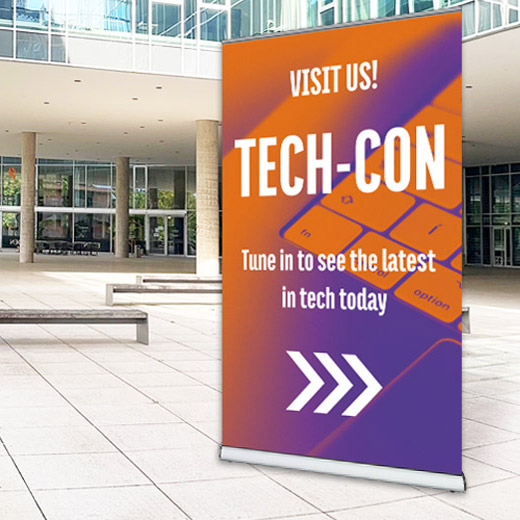 Rollup 120 x 200 cm Rollup Banner drucken 120 x 200 cm