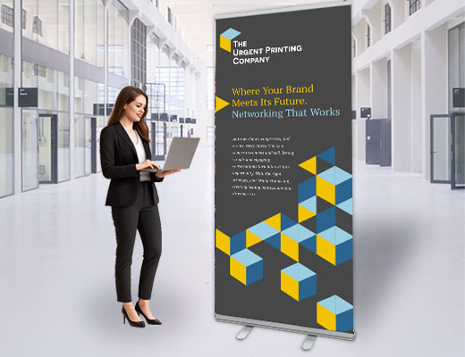 Premium Rollup Banner 100 x 200 cm und 85 x 200 cm im Overnightdruck
