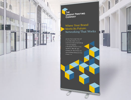 RollUp Displays mit individuellem Druck
