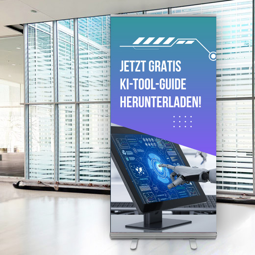 Roll-Up Banner - Heute bestellt - heute gedruckt! 