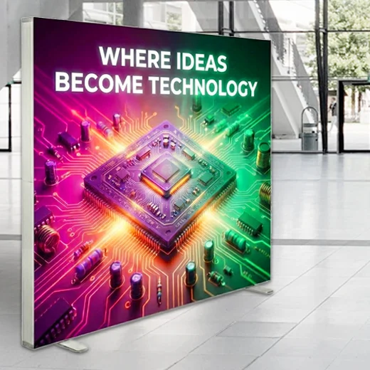 LED-Lightbox-200x200-52-7 Premium LED Lightbox 200x200 cm | High-Tech Design for Trade Fairs