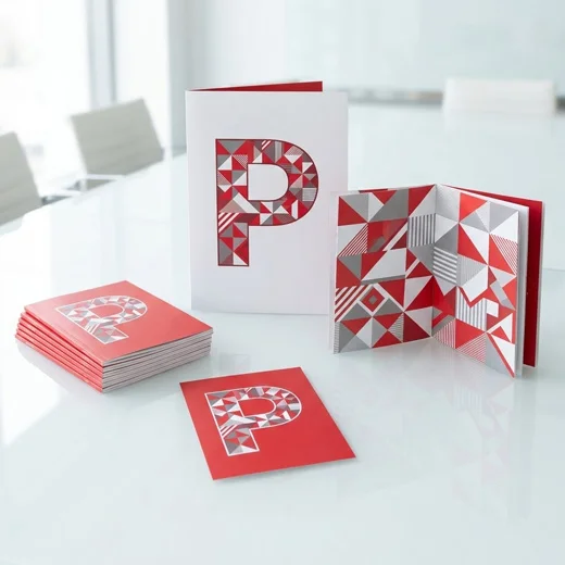 High-quality brochure printing with perfect binding for business customers. Clean finish, strong binding, and fast production with express delivery.