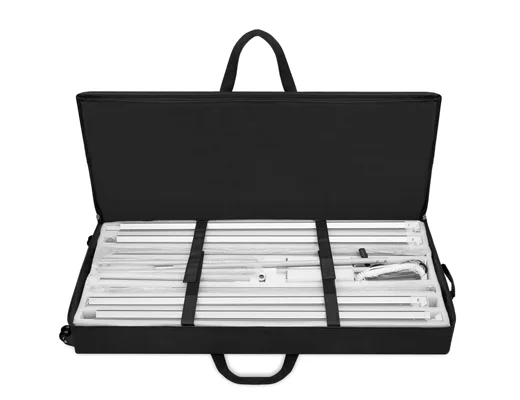 LED-200x244_flex_40_2 LED Messevent in einem praktischen Rollkoffer verpackt Für einfachen Transport und schnellen Aufbau