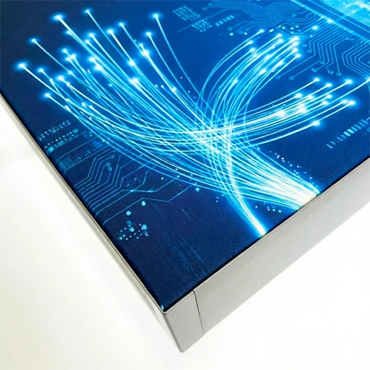 LED Lightbox mit Silikon Flachkeder