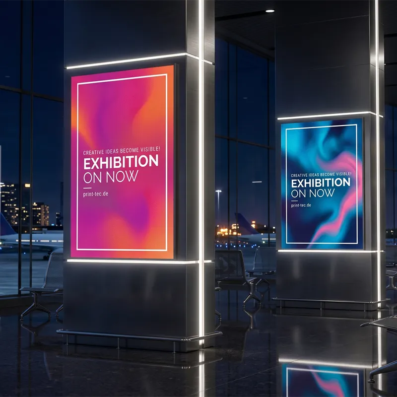 LED Poster Backlit in der Größe 100 x 150 cm
