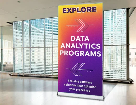 Retractable Banner Premium 100 x 200 cm