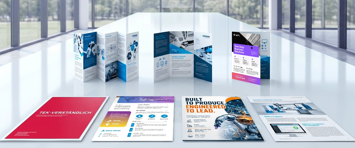 Flyer Sameday Printing One- and Two-Pager Data Sheet Printing